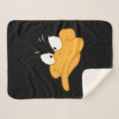 DAFFY DUCK™ Angry Face Sherpa Deken (Voorkant (horizontaal))