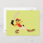 DAFFY DUCK™ Batter is omhoog Briefkaart (Voorkant / Achterkant)
