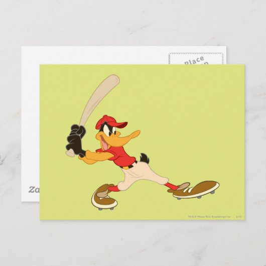 DAFFY DUCK™ Batter is omhoog Briefkaart (Voorkant / Achterkant)