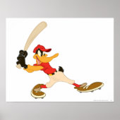 DAFFY DUCK™ Batter is omhoog Poster (Voorkant)