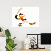 DAFFY DUCK™ Batter is omhoog Poster (Thuiskantoor)