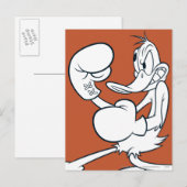 DAFFY DUCK™ Boxing Briefkaart (Voorkant / Achterkant)