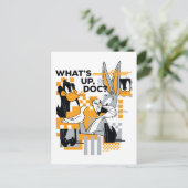 DAFFY DUCK™ & BUGS BUNNY™ Glitch Briefkaart (Staand voorkant)