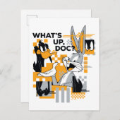 DAFFY DUCK™ & BUGS BUNNY™ Glitch Briefkaart (Voorkant / Achterkant)