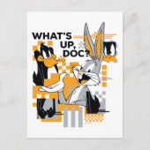 DAFFY DUCK™ & BUGS BUNNY™ Glitch Briefkaart (Voorkant)