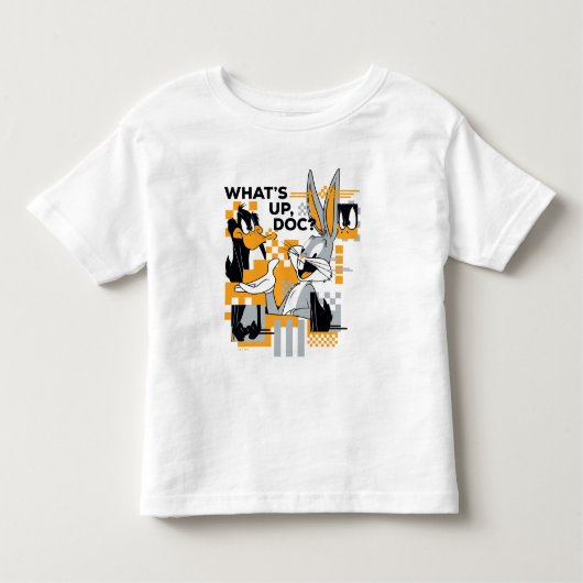 DAFFY DUCK™ & BUGS BUNNY™ Glitch Kinder Shirts (Voorkant)