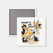 DAFFY DUCK™ & BUGS BUNNY™ Glitch Magneet (Voorkant / Achterkant)