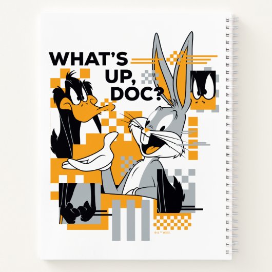 DAFFY DUCK™ & BUGS BUNNY™ Glitch Notitieboek (Achterkant)