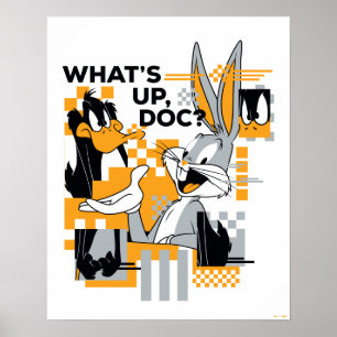 DAFFY DUCK™ & BUGS BUNNY™ Glitch Poster