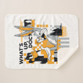 DAFFY DUCK™ & BUGS BUNNY™ Glitch Sherpa Deken (Voorkant (horizontaal))