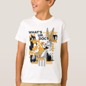 DAFFY DUCK™ & BUGS BUNNY™ Glitch T-shirt (Voorkant)