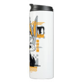 DAFFY DUCK™ & BUGS BUNNY™ Glitch Thermosbeker (Geroteerd rechts)