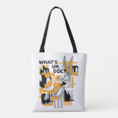 DAFFY DUCK™ & BUGS BUNNY™ Glitch Tote Bag (Achterkant)