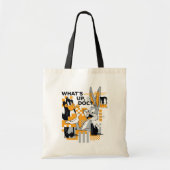 DAFFY DUCK™ & BUGS BUNNY™ Glitch Tote Bag (Voorkant)