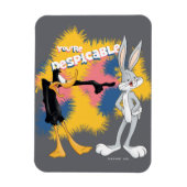 DAFFY DUCK™ & BUGS BUNNY™ "Je bent verachtelijk" Magneet (Verticaal)