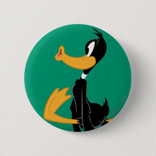 DAFFY DUCK™ Crazy Worden Ronde Button 5,7 Cm (Voorkant)