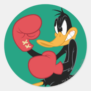 DAFFY DUCK™ de Boxer Ronde Sticker