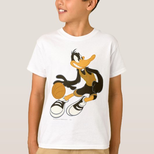 DAFFY DUCK™ Dribbling naar mandje T-shirt (Voorkant)