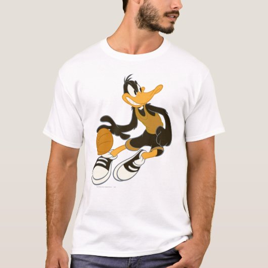 DAFFY DUCK™ Dribbling naar mandje T-shirt (Voorkant)