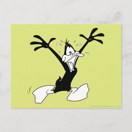 DAFFY DUCK™ Excited Briefkaart (Voorkant)