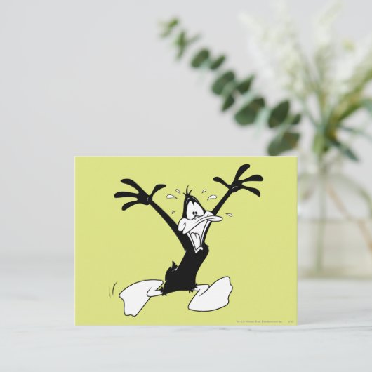 DAFFY DUCK™ Excited Briefkaart (Staand voorkant)