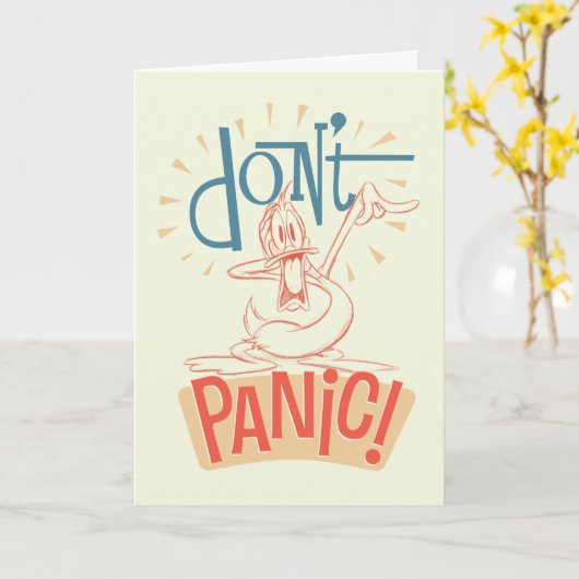 DAFFY DUCK™ | Geen paniek! Kaart (Gele Bloem)