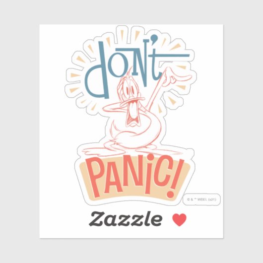 DAFFY DUCK™ | Geen paniek! Sticker (Vel)