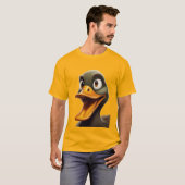 DAFFY DUCK™ Geweldige T-shirt met gezicht (Voorkant volledig)
