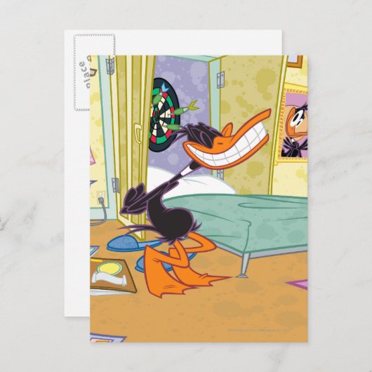 DAFFY DUCK™ grote glimlach Briefkaart (Voorkant / Achterkant)