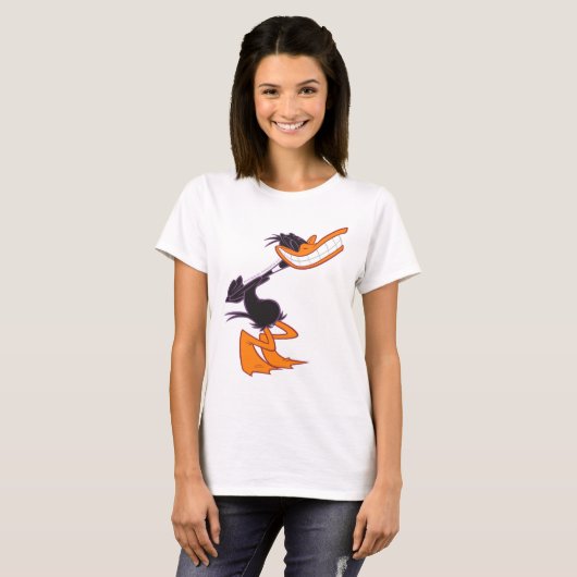 DAFFY DUCK™ grote glimlach T-shirt (Voorkant volledig)