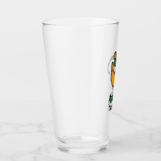 DAFFY DUCK™ "Happy Holi-Daze" Glas (Rechts)