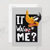 DAFFY DUCK™- Ik was het niet. Briefkaart (Voorkant / Achterkant)