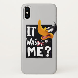 DAFFY DUCK™- Ik was het niet. iPhone X Hoesje