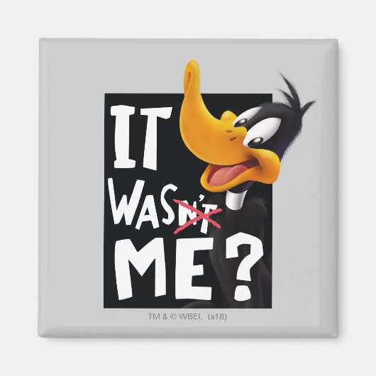 DAFFY DUCK™- Ik was het niet. Magneet (Voorkant)