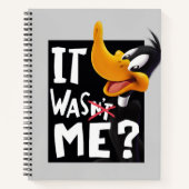 DAFFY DUCK™- Ik was het niet. Notitieboek (Voorkant)