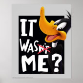 DAFFY DUCK™- Ik was het niet. Poster (Voorkant)