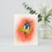 DAFFY DUCK™ in Oranje Briefkaart (Staand voorkant)