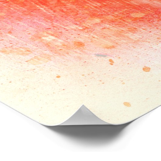 DAFFY DUCK™ in Oranje Poster (Hoek)