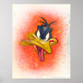 DAFFY DUCK™ in Oranje Poster (Voorkant)
