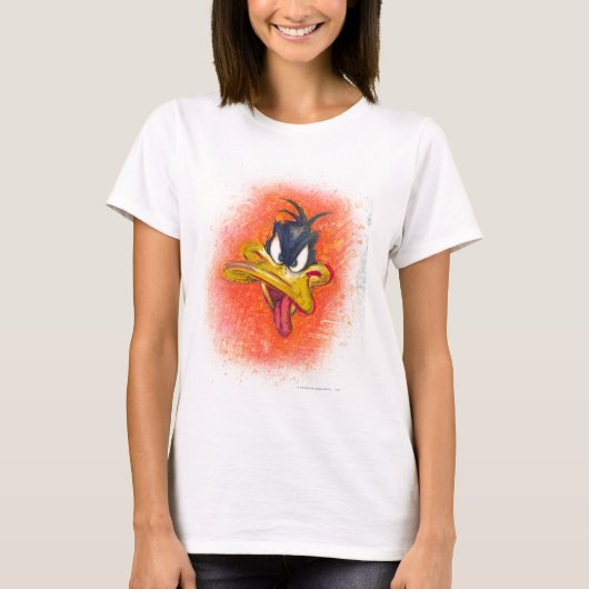 DAFFY DUCK™ in Oranje T-shirt (Voorkant)