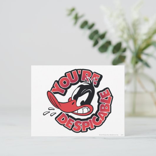 DAFFY DUCK™ - Je bent verachtelijk Briefkaart (Staand voorkant)