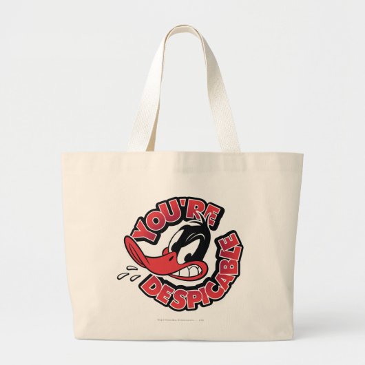 DAFFY DUCK™ - Je bent verachtelijk Grote Tote Bag (Voorkant)