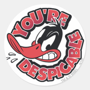 DAFFY DUCK™ - Je bent verachtelijk Ronde Sticker