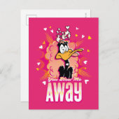 DAFFY DUCK™ - Jij Blaast Me Weg Feestdagenkaart (Voorkant / Achterkant)