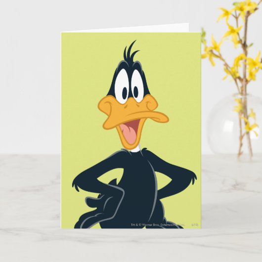 DAFFY DUCK™ KAART (Gele Bloem)