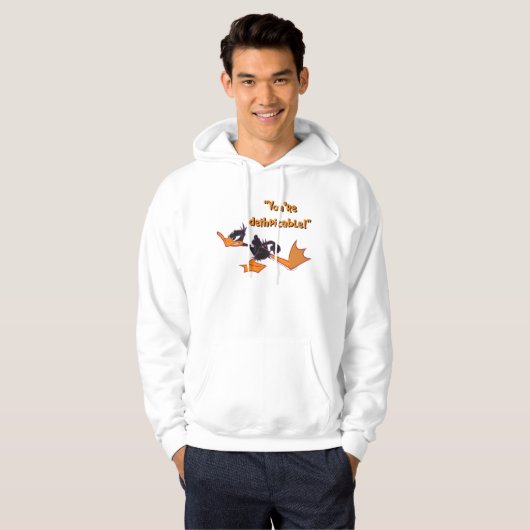 DAFFY DUCK™ Klaar om te vechten Hoodie (Voorkant volledig)