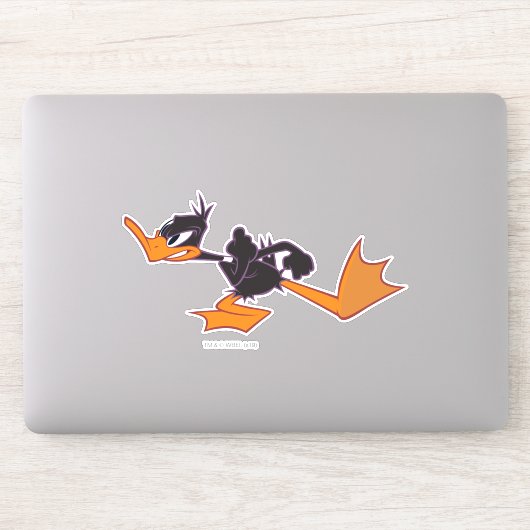 DAFFY DUCK™ Klaar om te vechten Sticker (Computer)
