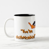 DAFFY DUCK™ Klaar om te vechten Tweekleurige Koffiemok (Links)