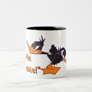 DAFFY DUCK™ Klaar om te vechten Tweekleurige Koffiemok