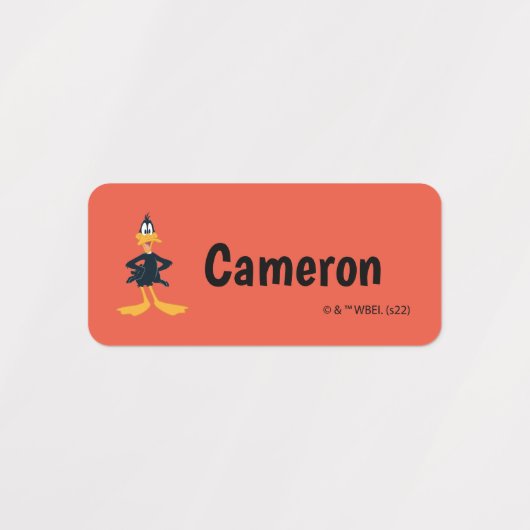 DAFFY DUCK™ LABELS (Design 1)